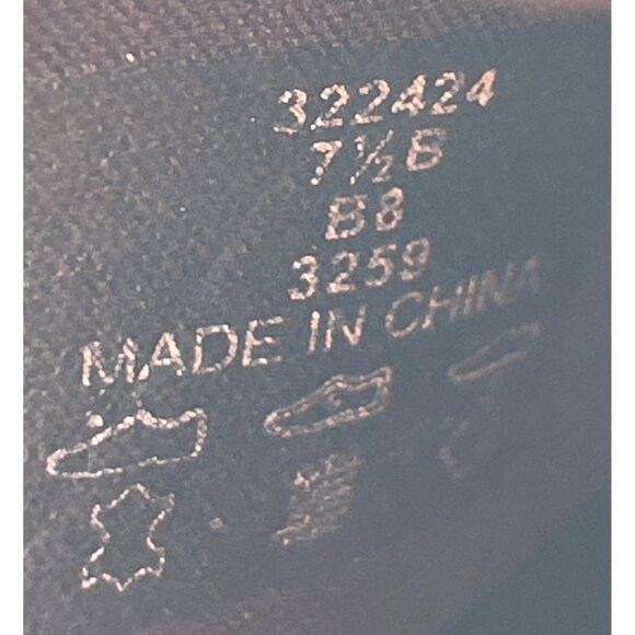 Lands End Womens Suede Zip-Up Casual Walking Shoes Size 7.5 B Beige & Black - Picture 3 of 6